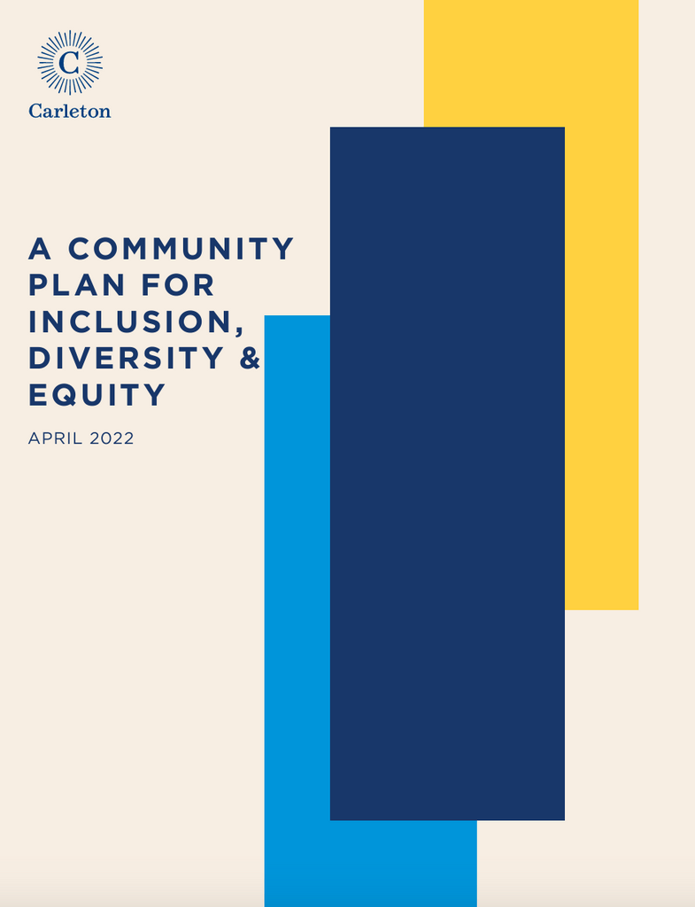 Thumbnail for the Community Plan for Inclusion, Diversity, and Equity PDF.